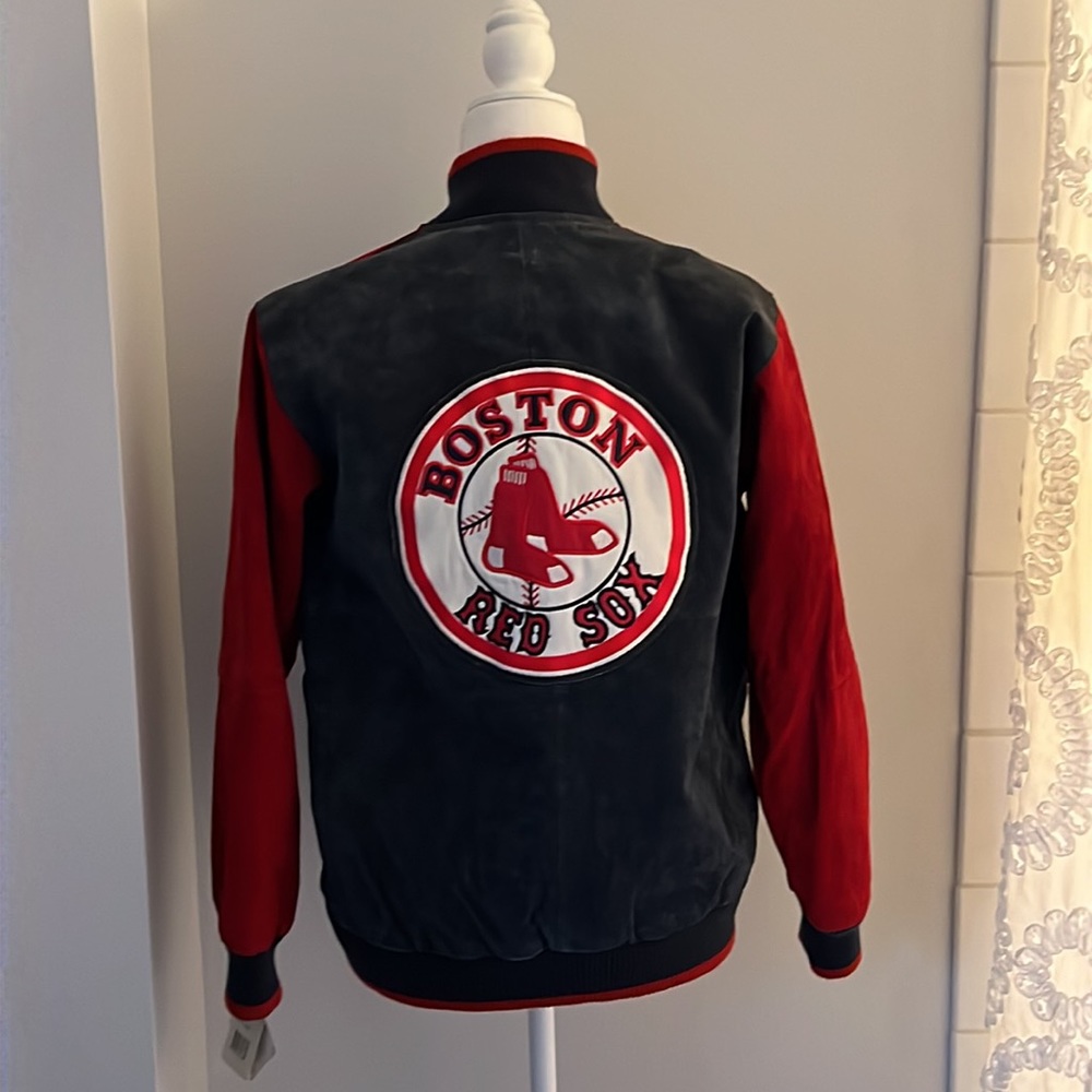 Boston Red Sox Suede Varsity Jacket